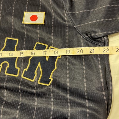 NEW MIZUNO Japan WBC WORLD BASEBALL Classic Jersey Navy Blue/Grey