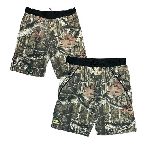 Pantalones Cortos Mossy Oak Break-Up Infinity Talla 38 Bolsillos con Cremallera, Usados en Excelente Condición - Imagen 1 de 8