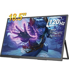 18.5" 120Hz Gaming Monitor Portable Monitor 1920 1080 Freesync Screen 100 sRGB