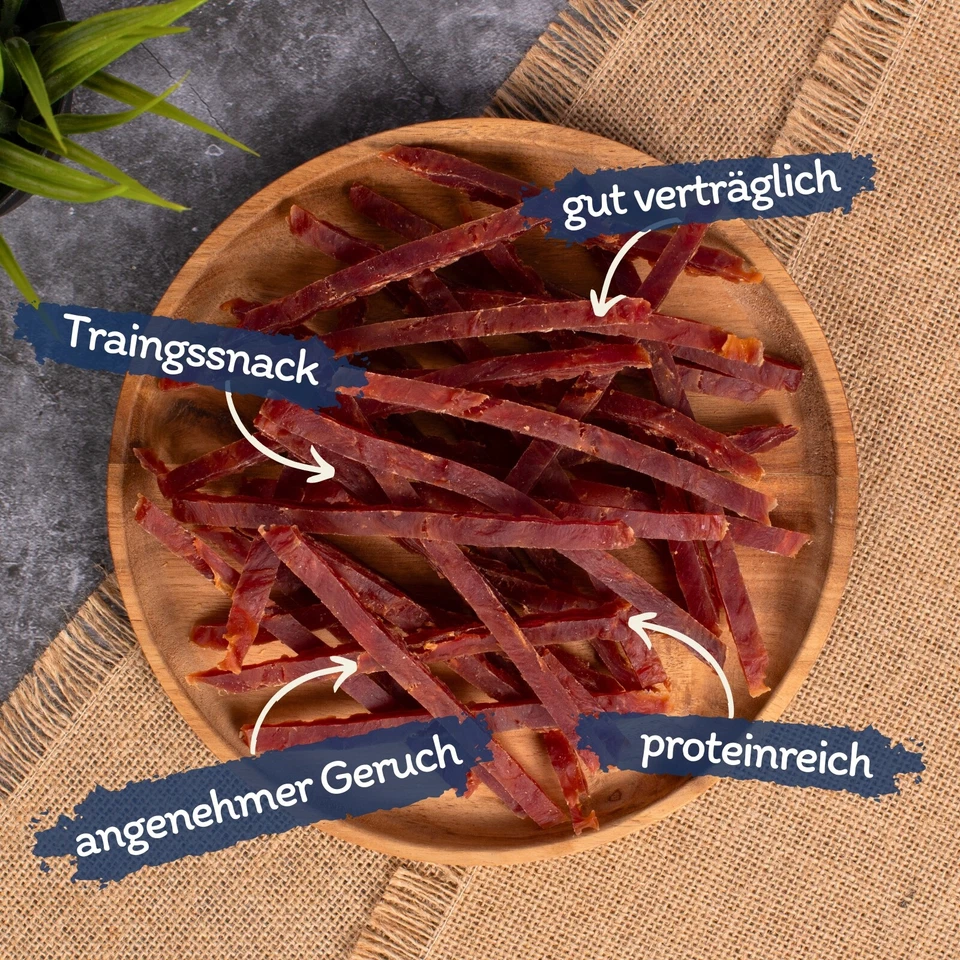 10 kg Entenbrust Abschnitte Kausnack Hundefutter Kauartikel fettarm Lyra Pet® - Bild 2 von 4
