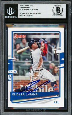 ronald acuna jr 3枚セット 2020 Panini Prizm #184 Ronald Acuna Jr. Silver Prizm | eBay