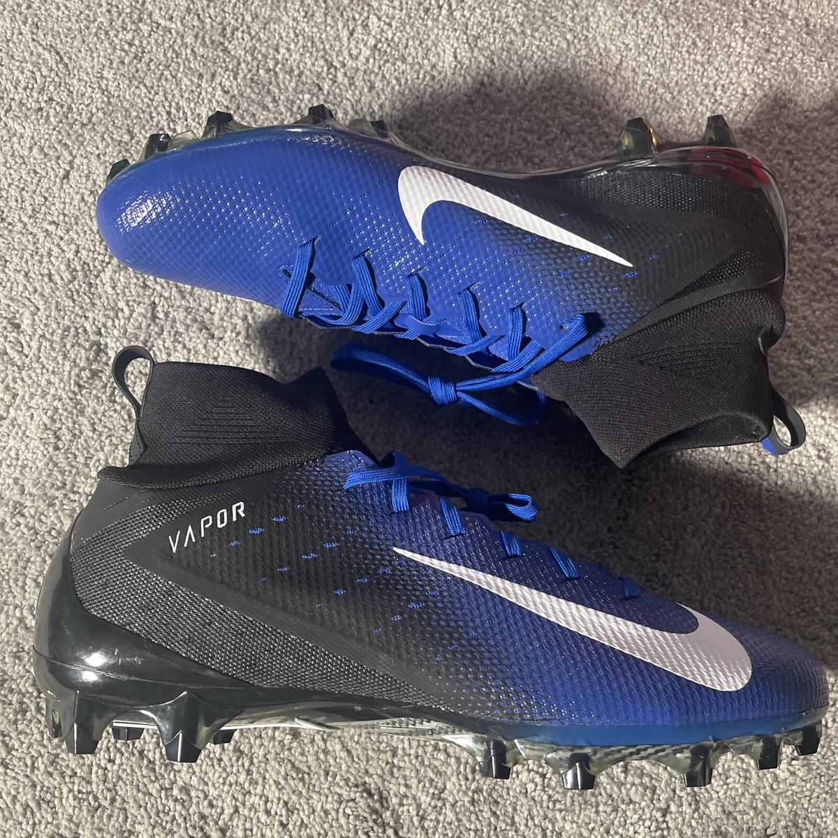 Nike Vapor Untouchable Pro 3 Football Cleats Blue Black 