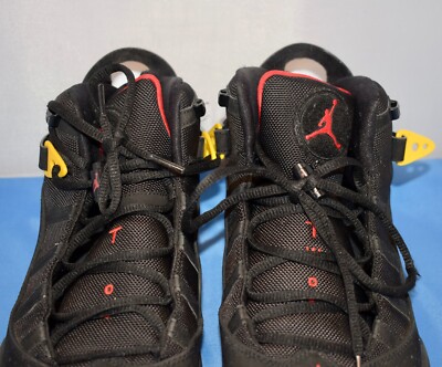 Mens Nike Air Jordan 6 Rings Black Red Sulfur Size 10.5  display picture 2