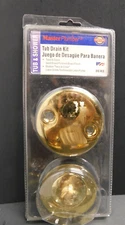 Master Plumber Tub Drain Kit Brushed Gold 310 813