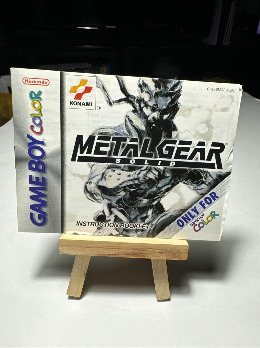 Gameboy Advance Mgs Gbc Metal Gear Solid (Nintendo Game Boy Color