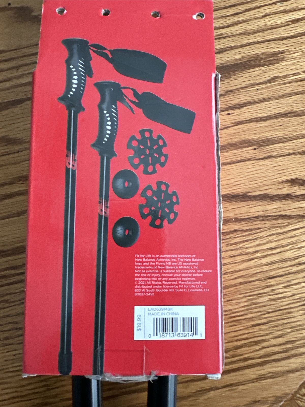 New Balance Trekking Poles Red Hiking Brand New Walking eBay