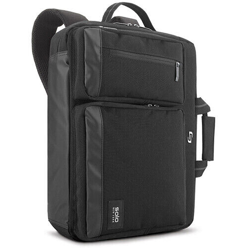 Solo UBN3104 Urban 5" x 17.25" x 17.24" Polyester Hybrid Briefcase - Black New - Bild 4 von 12