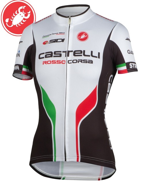 castelli rosso corsa jersey