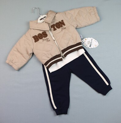 Baby Kleinkind Jogginganzug mit Jacke Hosen Set  Jungen