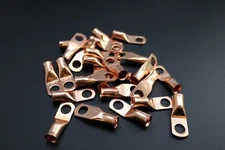 4 GAUGE COPPER 5/16 RING 50 PK CRIMP TERMINAL CONNECTOR AWG BATTERY LUG CUR4516