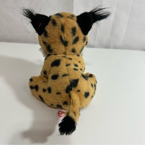 Ty 6 Zoll Beanie Boo Larry der Luchs Stofftier - Bild 3 von 5