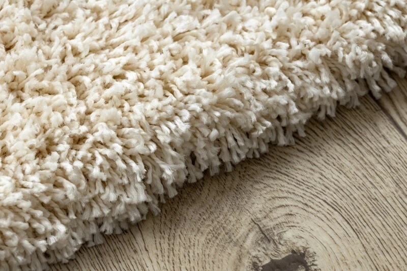 Amazing Modern Rug SUPREME Shaggy 5cm, square, single-colour, CREAM Best Quality - Image 4 of 4