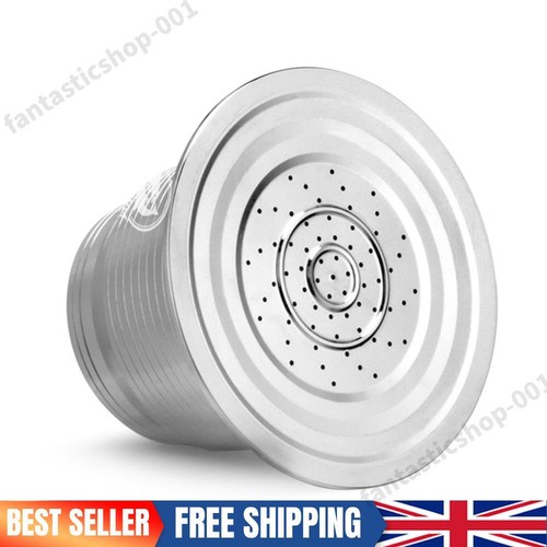 Stainless Steel Refillable Coffee Capsule Strainer Filter (Silver)