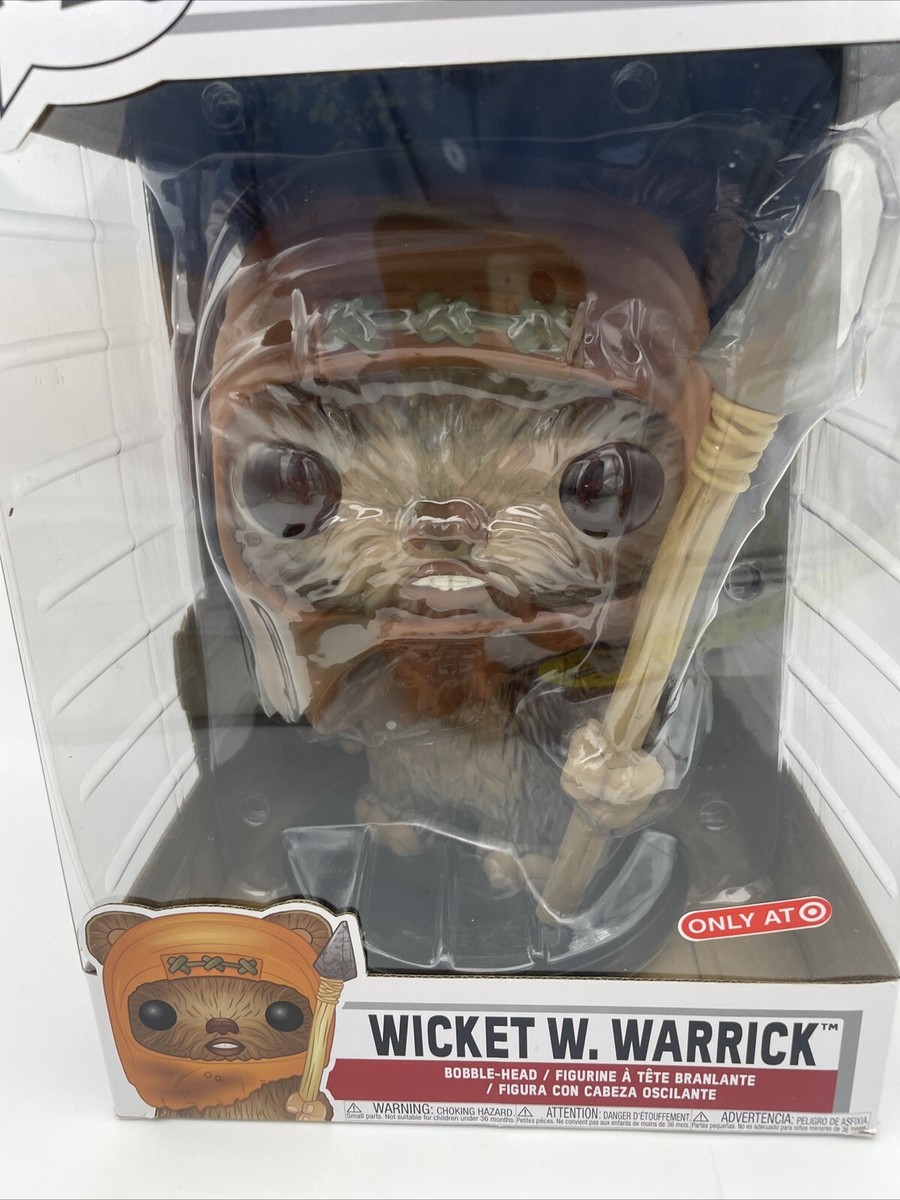 Funko Pop Star Wars Wicket W. Warrick 293 Super-Sized 10
