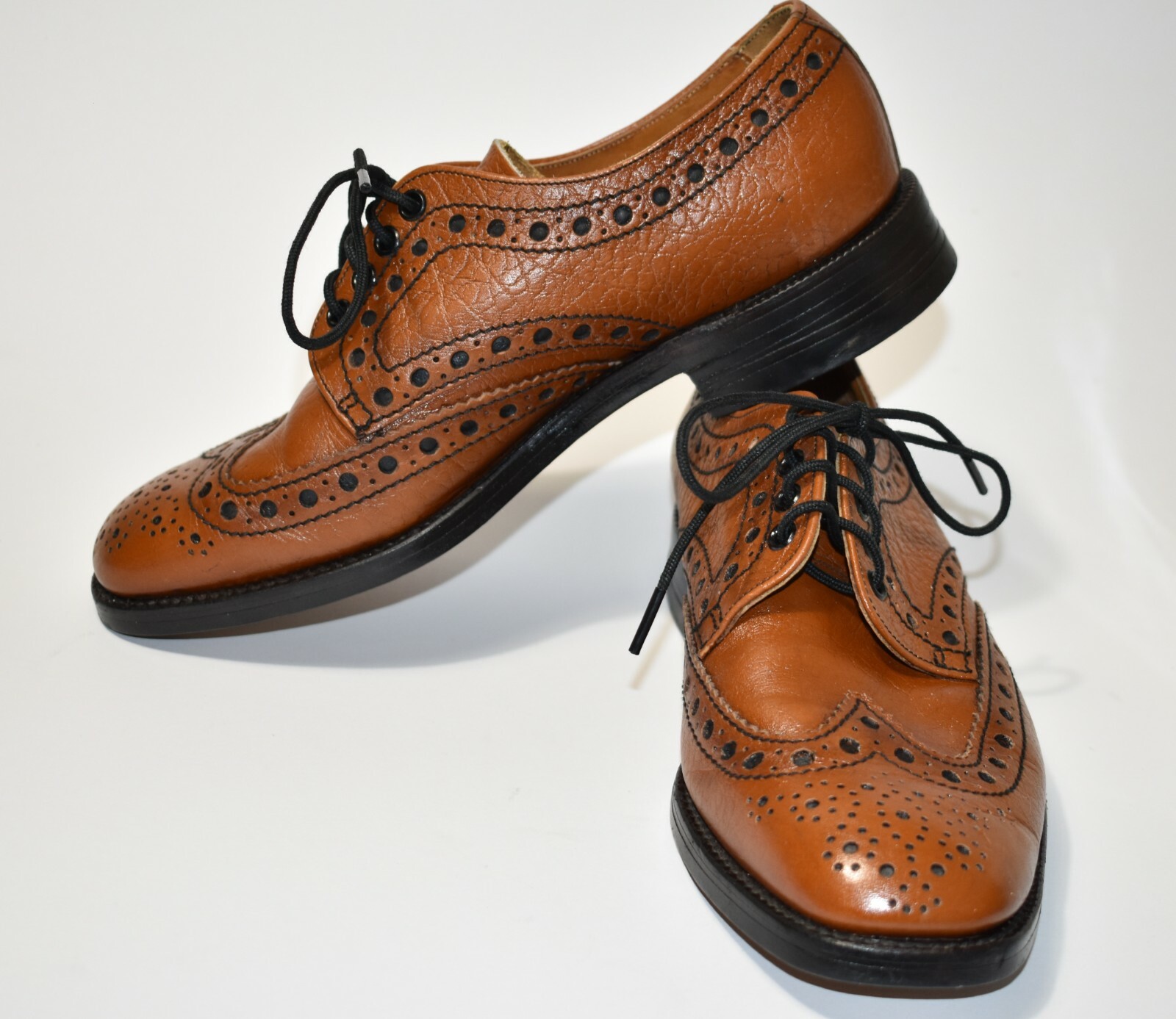1880 Tan Brogues Men's Wingtip Shoes | eBay
