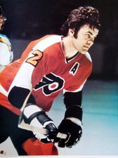 GARY DORNHOEFER 1974 Philadelphia Flyers Vintage Original 18x24 NHL POSTER