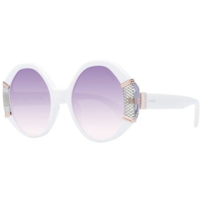 Guess GU7874 25B White Round Plastic Sunglasses Frame 54-21-140 sd*