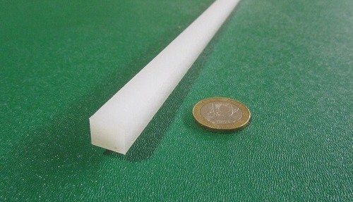 UHMW Barra Bianca, Spessore 1/4" x 1/2" Larghezza x 12" Lunghezza, 4 Pezzi, 4 Piedi - Foto 5 di 12