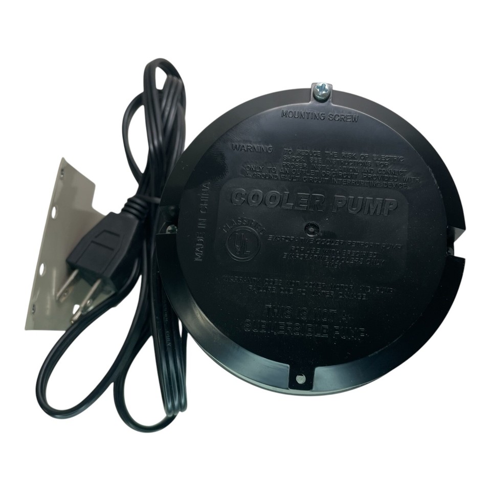 Dial UL5500 Cooler Pump - 115V, 240 GPH, Auto Reset Thermal Overload, For Water Coolers & Dispensers