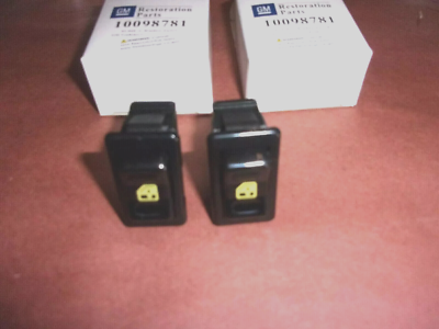 #ad 90 92 CAMARO RS Z28 DOOR POWER WINDOW PW SWITCH YELLOW NEW SET 10098781 2 $63.95