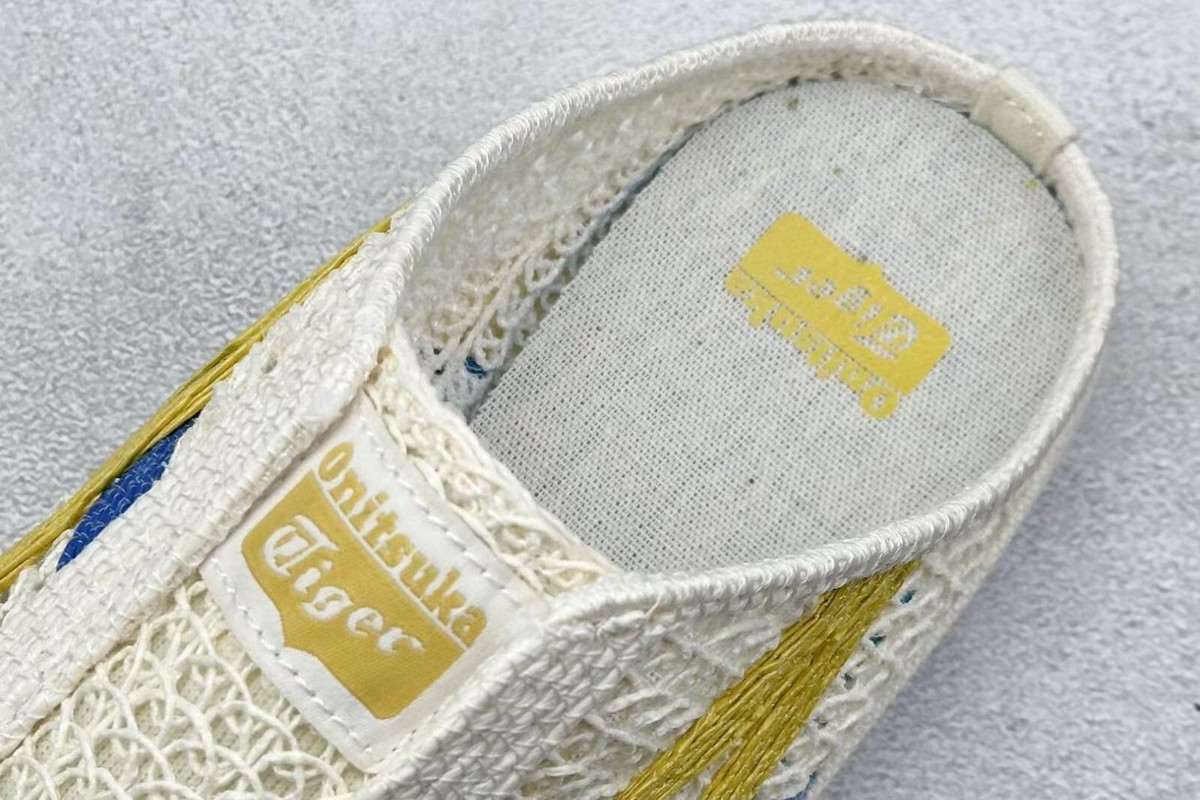 Onitsuka Tiger MEXICO 66 SABOT CREAM MUSTARD BLUE 1183C123