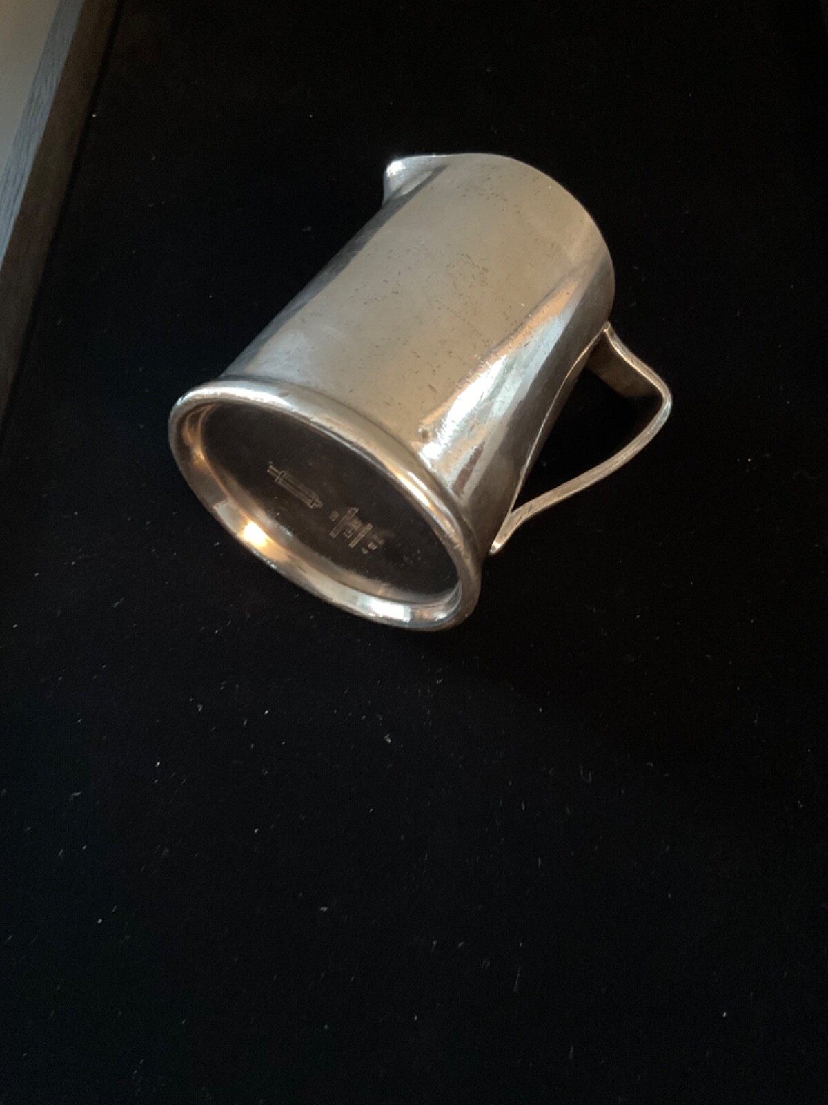 International silver soldered HOTEL SILVER PLATE Creamer University of