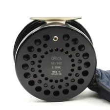 STH-Built Orvis SSS Direct Drive 9-10 Fly Fishing Reel. W/ Pouch.