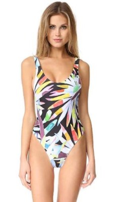 NWT $225 Sz XL Mara Hoffman  Marimba One Piece Swimsuit
