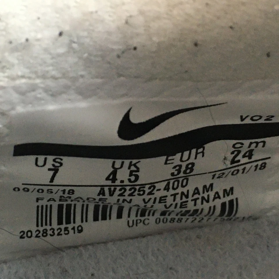 Para mujeres Nike Metcon 4 Zapatos de Entrenamiento Tenis Talla 7 EE. UU./38 UE Azul Blanco Gimnasio Foto 2 de 4