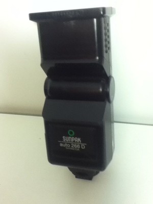 SUNPAK ELECTRONIC FLASH AUTO 266 D-free shipping 