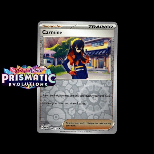 Pokemon Prismatic Evolutions: Choose Your Card! Reverse Holo/Holo EX Full Art NM - Picture 124 of 173