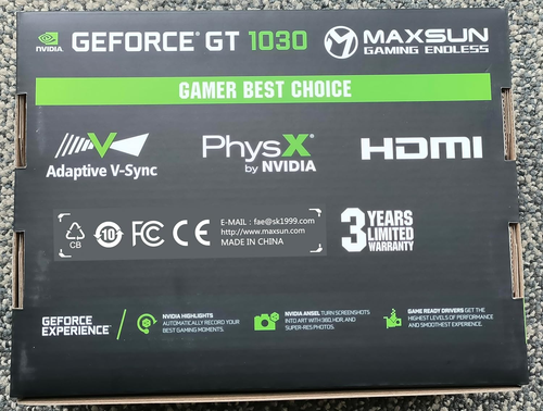 GEFORCE GT 1030 2GB GDDR5 Video Graphics Card GPU Mini ITX Design, New Architect - Picture 7 of 11