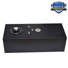 15 Gallon Aluminum Top-feed Race Drift Fuel Cell Tank W/ Cap & Level Sender 60L