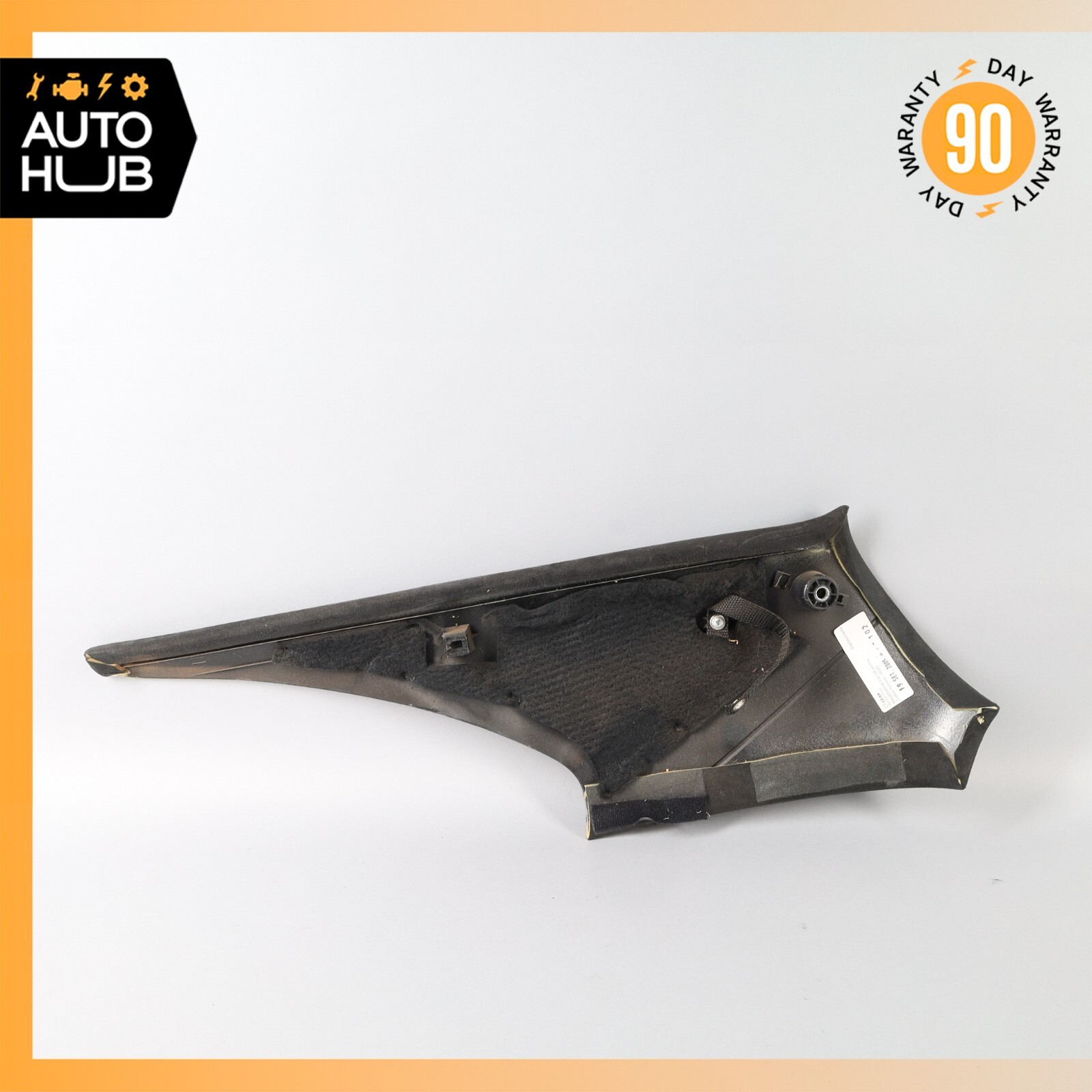 03-13 Maserati Quattroporte M139 Rear Right Quarter Upper C Pillar Suede OEM