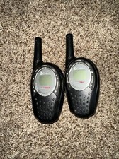 Cobra CXT95 Hand Held Walkie Talkie Weather Radio Set Of 2 Bin S8