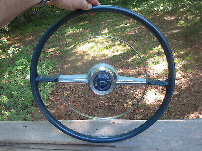 1953 1954 Chevrolet Chevy Bel Air 150 210 Steering Wheel Blue Metalflake |  eBay
