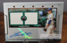 Logan Gilbert 2024 Topps Museum Collection Signature Swatch Dual Relic Auto /50