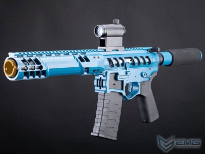 EMG F-1 Firearms Ultimate CQB UDR-15-3G Airsoft Electronic AEG Rifle Teal Blue