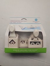 Martha Stewart Crafts STAR BURST Punch Around The Page Set Scrapbook Card making