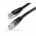 1ft - CAT5e Ethernet Network LAN Router Patch Cable Cord Wire 350 MHz RJ45 Black