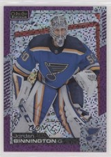 2020-21 O-Pee-Chee Platinum Violet Pixels 75/399 Jordan Binnington #50 05iv