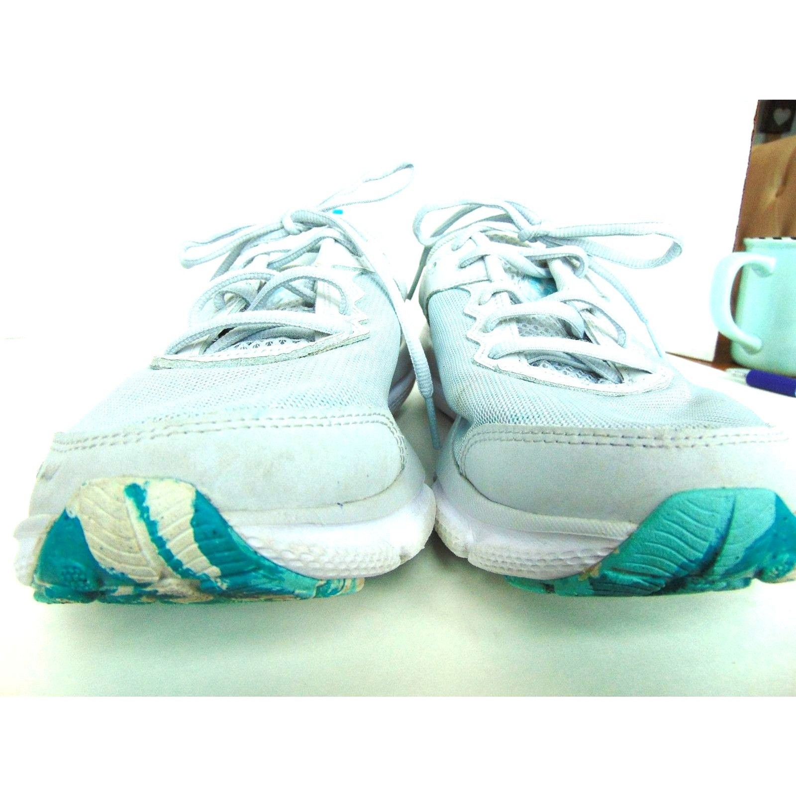 SAOLA Sneakers Under Armour Charged Assert bianche e acqua taglia 10 donna suola comoda