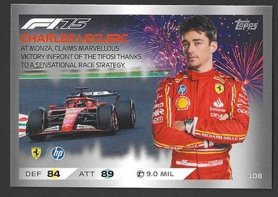 2025 Topps Turbo Attax #108 Charles Leclerc Epic Moments | eBay