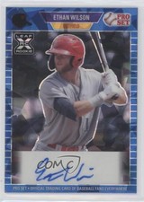 2021 Leaf Pro Set Metal 1989 Blue Crystals 23/25 Ethan Wilson #PA-EW1 Auto xb2