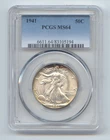 1941 Walking Liberty Half Dollar, PCGS MS-64