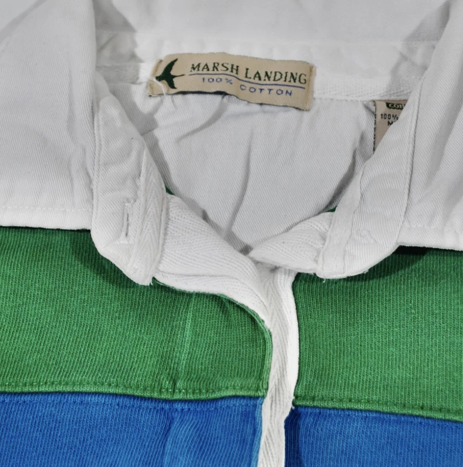Винтажное регби поло Marsh Landing размер средний - Изображение 2 из 2