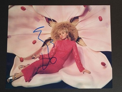 Miley Cyrus signiertes Foto - Autogramm mit COA