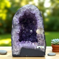 Geode di Ametista Qualità Super Extra Viola Intenso bellissimi cristalli Kg.12