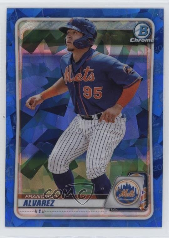 2020 Bowman Chrome Draft Sapphire Edition Francisco Alvarez #BD-143 1lq2