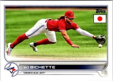 2022 Topps Japan Edition Bo Bichette #90 Toronto Blue Jays Baseball Card